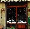 Christmas Ice & Snow Town Window Decal - Warm & Romantic Sticker XH-0731