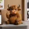Flip-off Animal Decoration Plush Sassy Hippo Ornament Highland Cow Panda