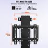 Motorized TV Lift Stroke Length 20 Inches Motorized TV Mount Fit for 28-32" TV Lift with Remote Control Height Adjustable Load Capacity 132 Lbs