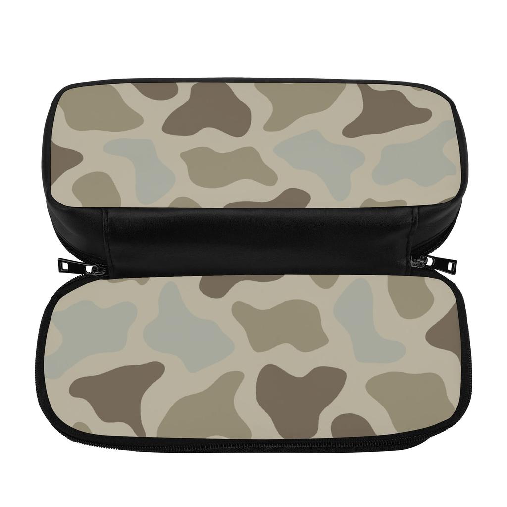 Classic PU Leather Pen Pouch with Secure Pen Holders for Everyday Writing Accessories for School Office Travel