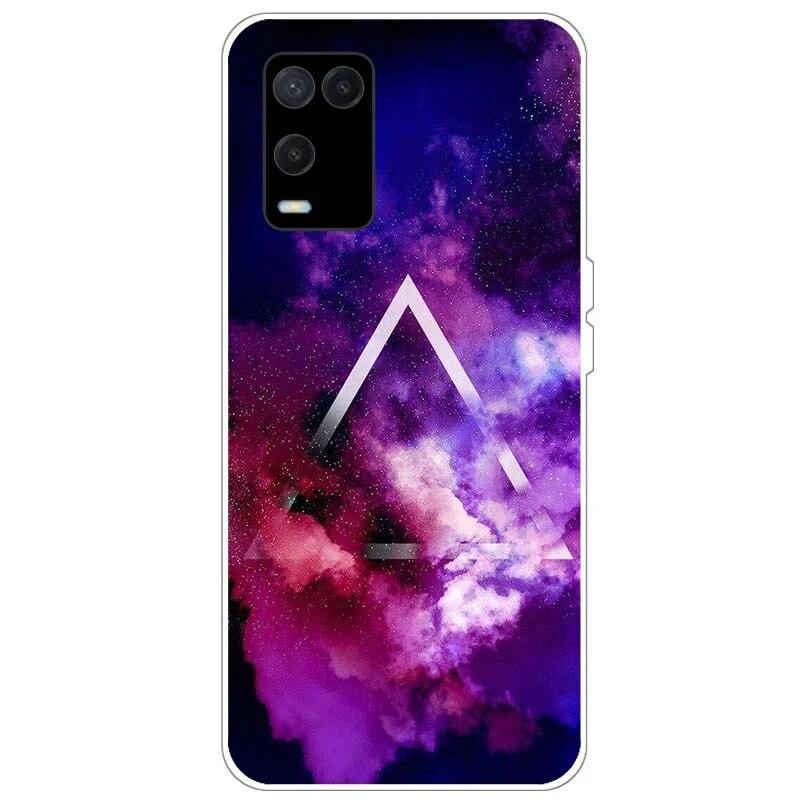 OPPO A54 Case telefonhoz Hátlap OPPO A54 5G 4G Case CPH2239 CPH2195 OPPOA54 A 54 Bumper Silicon Soft Funda fekete tpu tokhoz