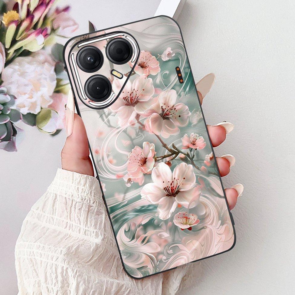 For Tecno Pova 7 5G Cover Case LJ7 Luxury Butterfly Love Fashion Flowers Cool Lion Painted Phone Case For Techno Pova7 5G Bumper