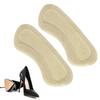 Heel Cup - JP Velvet Gel Heel Protector | Gel Heel Pads | Shoe Pads for Men with Shoes Too Big | Heel Stickers for Shoes | Improved Heel Pads for Shoe
