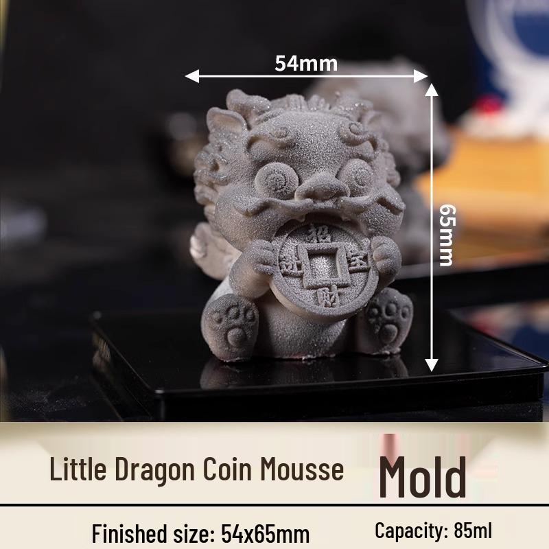 In-Stock Silicone Sheep Mousse Mold - 3D Cartoon, Food-Grade, Cute & Creative Design