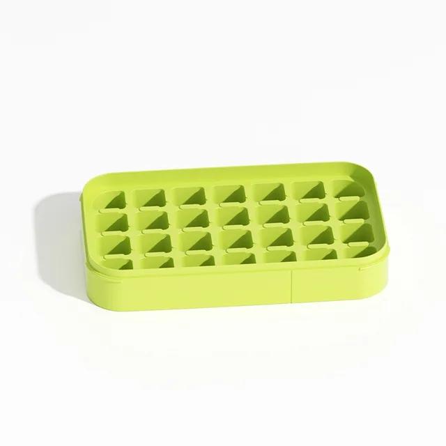 

Пресс-тип Лоток для кубиков льда с коробкой для хранения Устройство для изготовления кубиков льда Поднос для ящика для льда Кухонный гаджет Ведро для льда Форма для льда для пива Быстрая заморозка