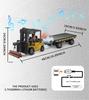 Non-Toxic 1/24 11Ch 2.4G Remote Control Engineering Vehicle Flatbed Forklift Heavy Truck With Spray Light Rc Trucks Construction Car Toys