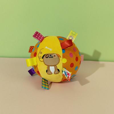 Plüschhund Vokalspielzeug Ball Lustige Interaktive Haustierspielzeuge mit Glocken Zahnreinigungs-Kauspielzeug Für Kleine Große Hunde Katzen Welpenprodukte