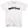 Motorhead - Tmavé logo - American Classics - Jednobarevné bílé Tričko s krátkým rukávem