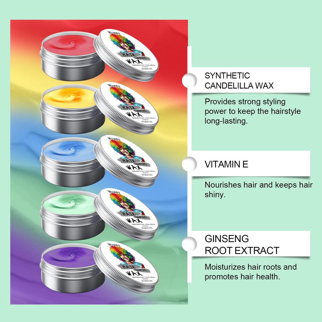 Kids Temporary Hair Color, Strong Hold Styling, Vibrant Hair Color, Gentle Formula for Safe & Healthy Hair