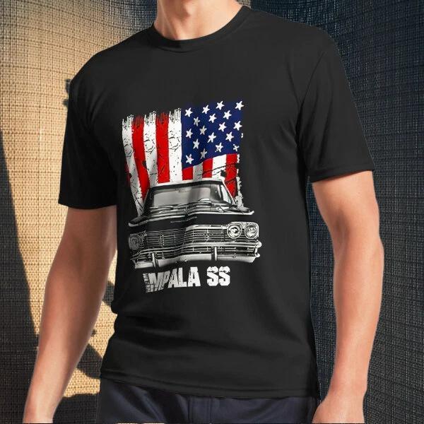 Men s and Women s T-shirts 1965 Chevy Impala Front Grill View XXL