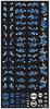 HiQ Parts Hex Camouflage Decal 2 Blue for Plastic Models (1 Decal) (HEXC2-BLU)