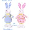 Large Rabbit Doll Ornaments Cute Merry Easter Decoration  Kids Room Decoration