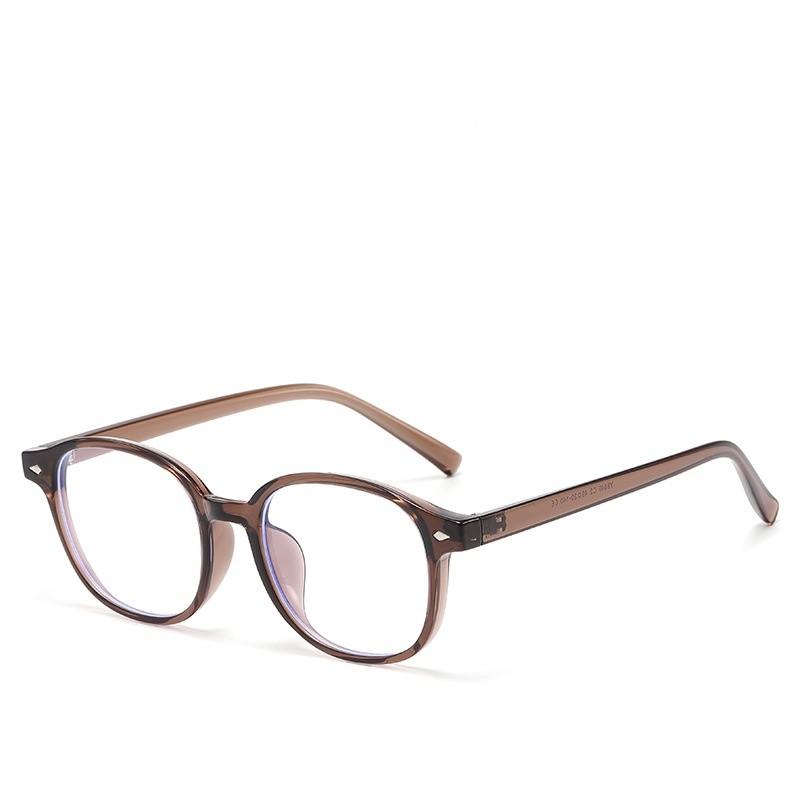 Vintage Style Blue Light Glasses With Lightweight Tr90 Frame For Daily Use