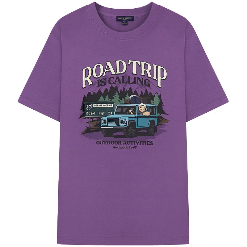 Teenie Weenie Men's Cotton Bear Print Short Sleeve T-Shirt