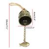 Retro Feng Shui Wind Bell Lucky Chimes Retro Buddha Dragon Wind Κινέζικο μεταλλικό κουδούνι για καλή τύχη ευλογημένη διακόσμηση κήπου