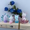Nine Tails Foxes Silicone Molds DIY Epoxy Resin Molds Table Ornament Mould Candle Plaster Making Tool Easy to Clean