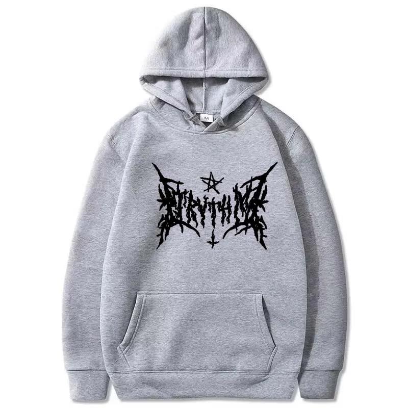 Fashion Women's Long Sleeves Hoodies Women Streetwear Gothic Winter Y2k Hooded Sweatshirt Casual Loose Woman Clothes Punk Tops