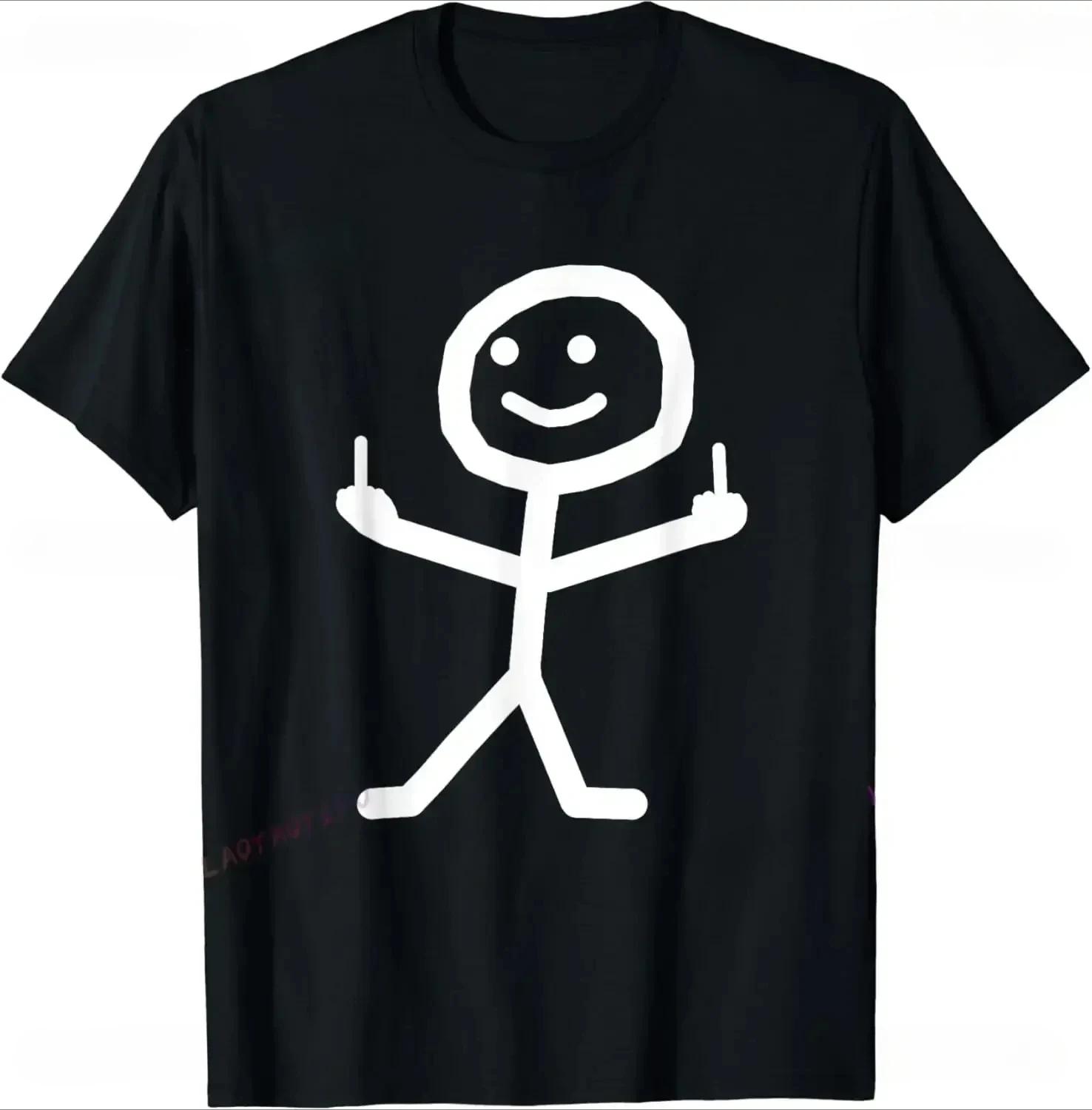 Middle Finger Funny Unisexiac Printed Unisex T Shirt Loose Casual Fashion Harajuku Hip Hop TShirt Hipster Streetwear Comfort Clothing S