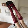 Sweet Lace Ruffles Women Socks Summer Spring Knee-high Stockings Female Breathable Mesh Long Socks Girls JK High Tube Socks