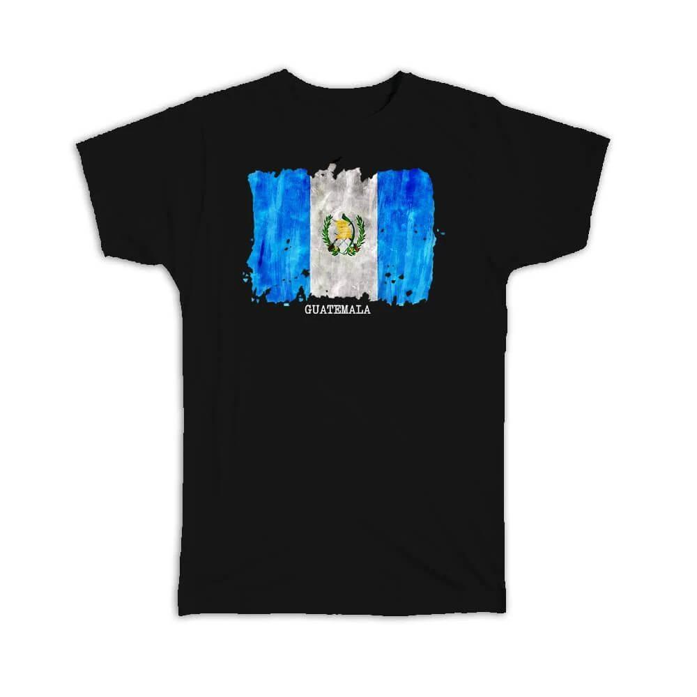 

Gift T-Shirt : Guatemala Flag CentralAmerica Travel Expat Country Watercolor XL