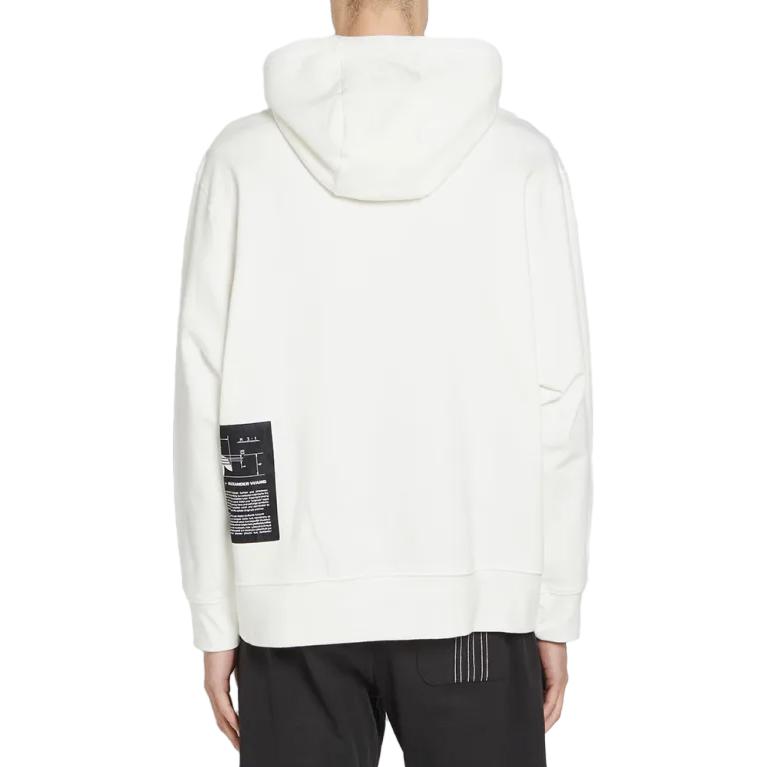 adidas X Alexander Wang Graphic Hoodie White Men Tops CV5052