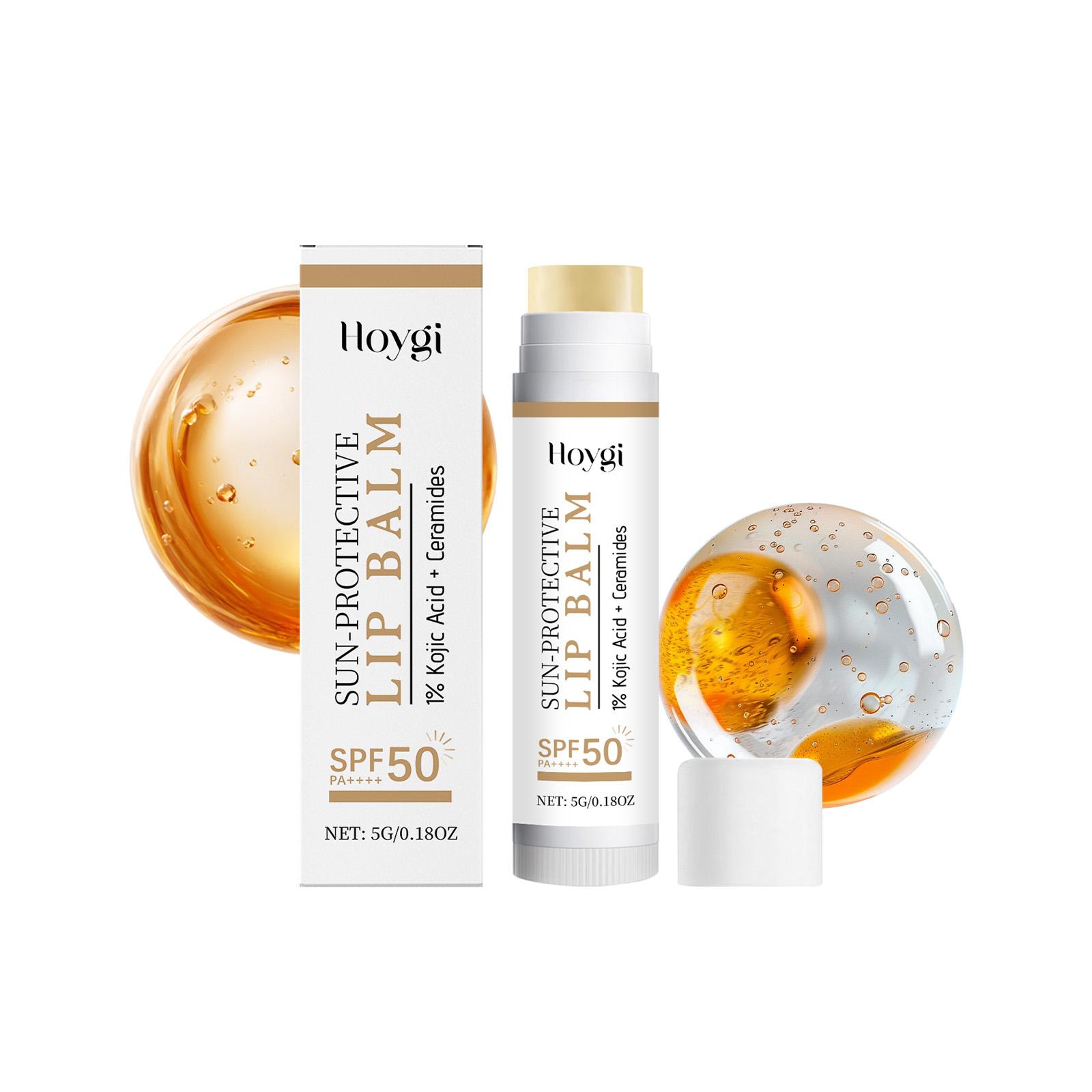 Hoygi protective lip balm, gentle, nourishing, moisturizing, shiny, soft and delicate, caring for dry lips, daily lip care products 1pcs