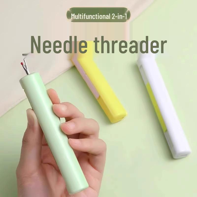 Two-in-One Seam Ripper & Needle Threader: Multifunctional Tool for Easy Sewing
