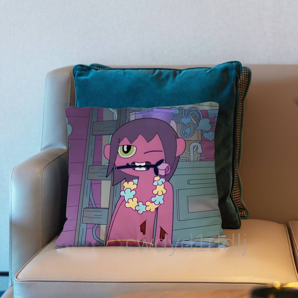 MMidnight Gospel Pillow Case Cover Square Sofa With For Pattern Comfortable Cushion Suitable Of Room