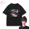 Love and Deepspace Four Main Boys Printed Tshirt Romance Otome Game Fashion Streetwear Tshirt Woman Cartoon Cotton Shortsleev