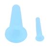 2 STÜCK Gesichts-Cupping-Set Mini Silikon Weich Tragbar Vakuum Saugmassagebecher für Erwachsene Heimgebrauch