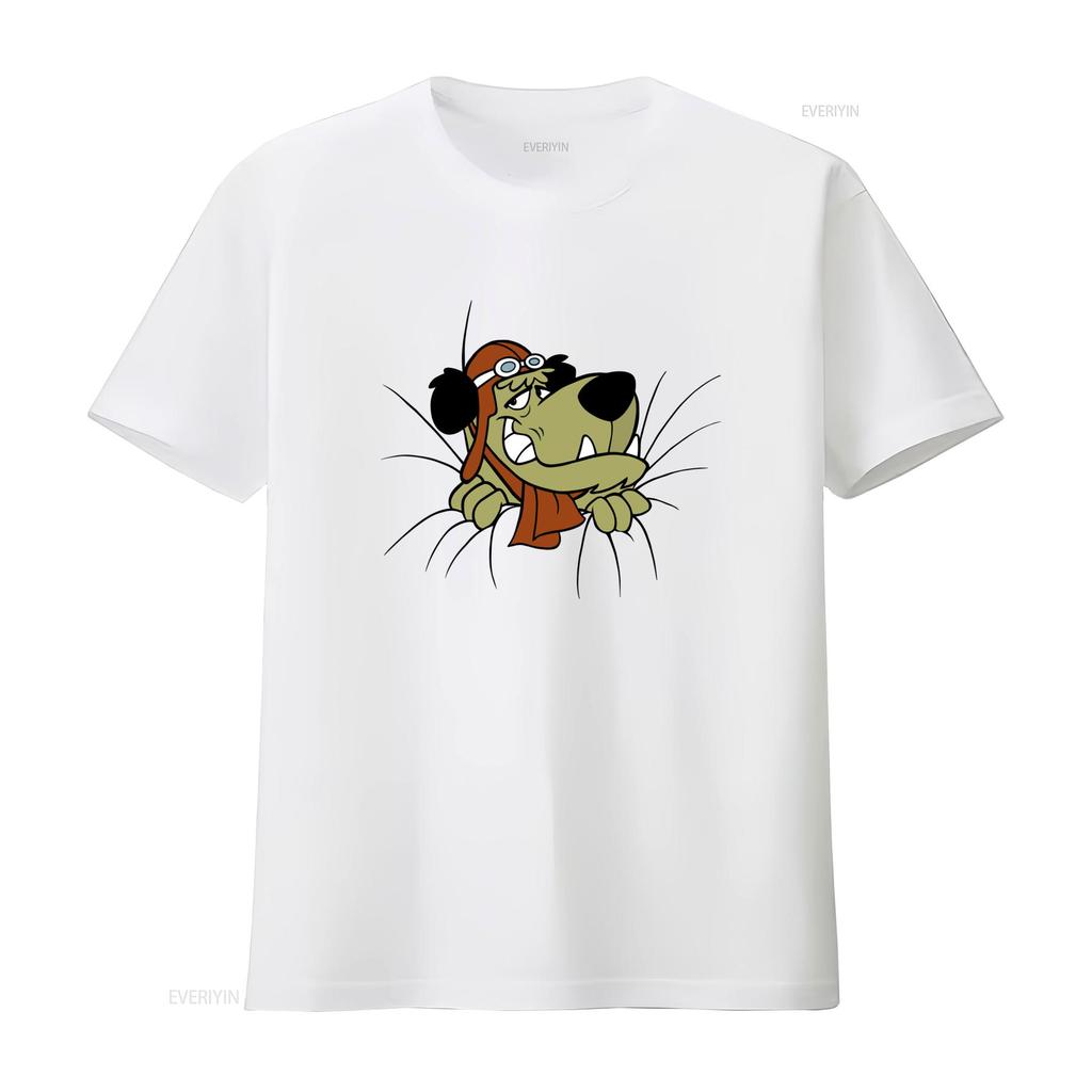 T-shirt double face vintage Hanna Barbera Muttley Cane Wacky Races per uomo Taglia USA S vintage Lavata streetwear uomo Leggermente