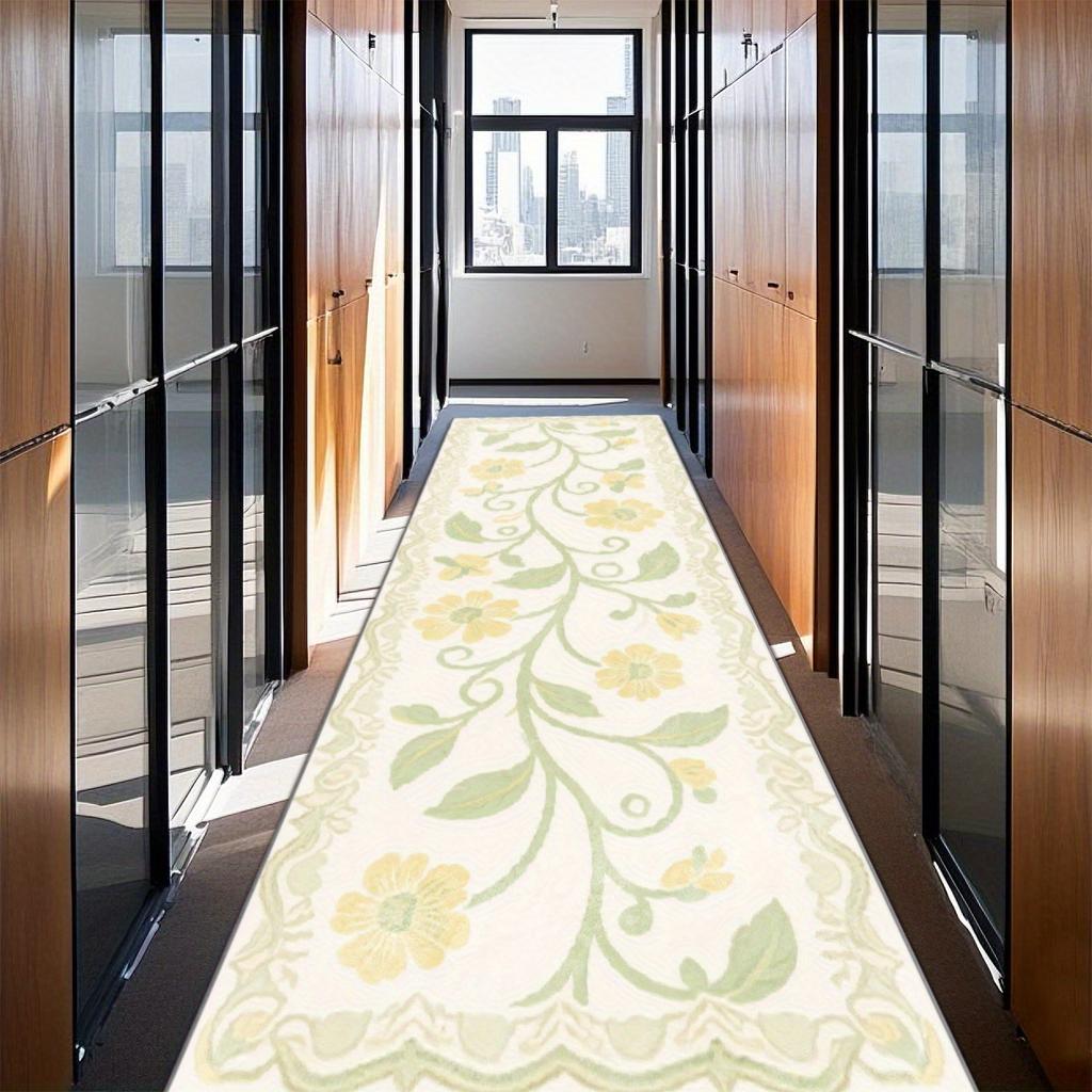 1pc Kitchen Mat, Golden Polka Dot VIP Pattern Printed Mat Thick And Wear-Resistant Suitable for Kitchen, Living Room, Porch, B
