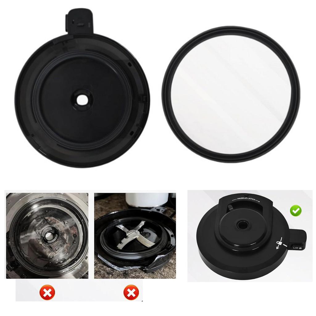 Wiederverwendbarer Außenbehälterdeckel Eismaschine Ersatzteil ABS-Textur für reibungslosen Betrieb und Spritzschutz