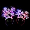 Led Glowing Colorful Headband Festive Party Props 2026 Happy  Year Light Up Headband Party Headdress For Children Adults