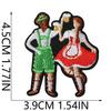 Oktoberfest Theme Embroidered Cloth Sticker Ironing Denim Jacket Luggage Beer Cup Pattern Diy Embroidery Label Patch Sticker
