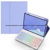 iPad Keyboard Case 10.9" for 11th Gen with 7-Color Backlight, Magnetic Attach, Pen Slot, Detachable, Fits Air & 9th Gen Tablets