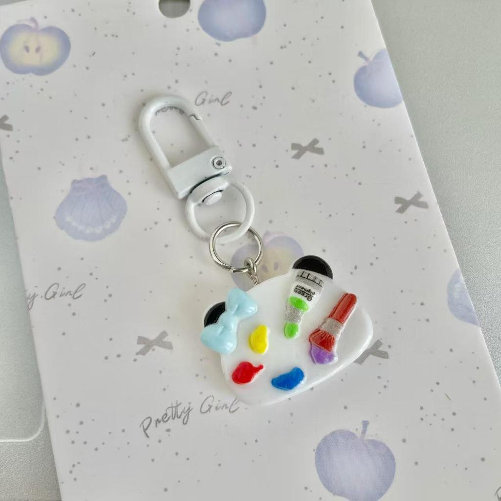 Cute Pet Keychain Charms for Backpacks & Handbags - Heart Design Accessories & Gifts