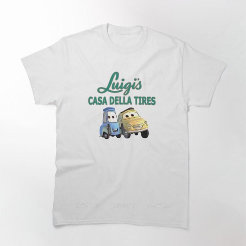 New arrived short sleeve brand top Mens brand fashion tshirt Summer T shirts For Men Luigis Casa Della Tires Printed T Shirt S