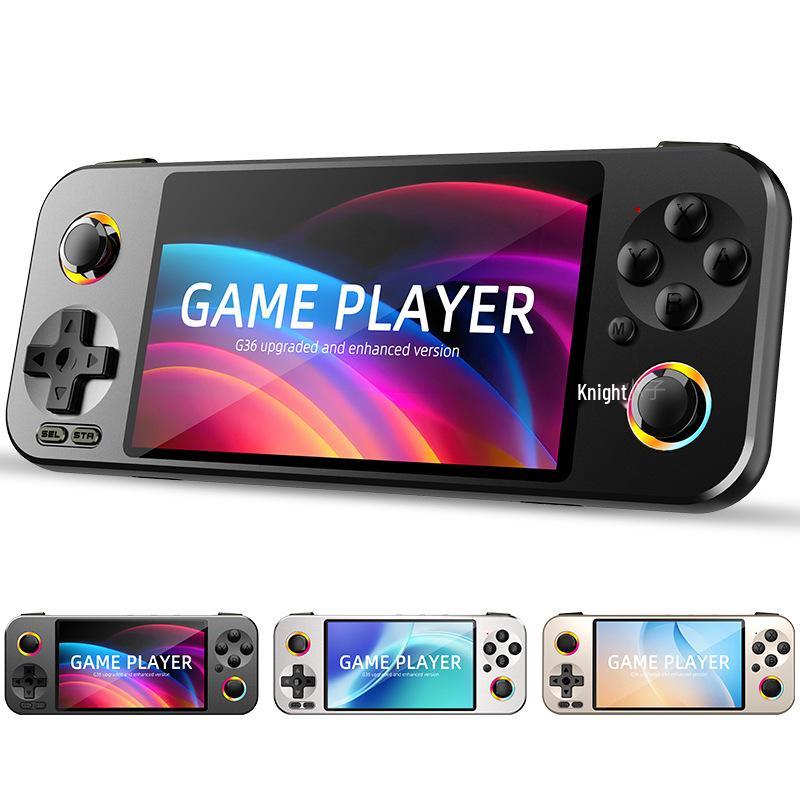 Cross-Border Open Source 4.5-inch HD Metal Handheld Game Console with Arcade Screen