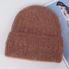 New comfortable and warm pure rabbit hair knitted wool hat source autumn and winter new white ear protection hat headcap