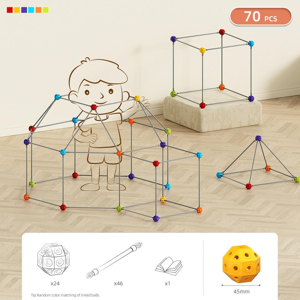 

Diy Building Beads Building Block Kindergarten 4D Building Block Creative Toys