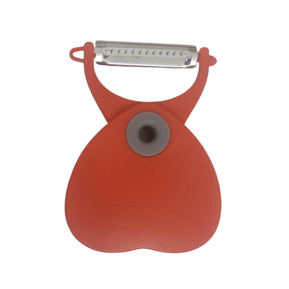 

Овощечистка для кухни Нескользящая ручка Кухонная овощечистка Многофункциональная овощечистка Прочные картофелечистки для картофеля моркови красный