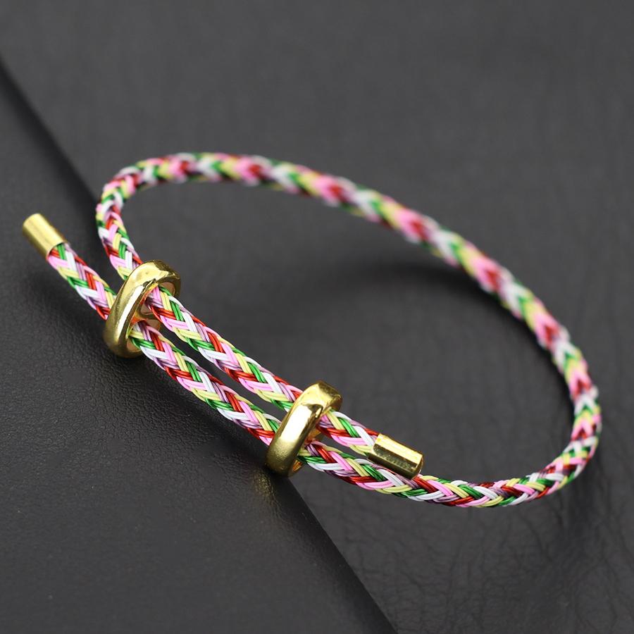 Bracelet Homme Unique Manchette Chaîne en Acier Inoxydable Réglable Bracelet Wrap Bracelet Chanceux Rouge Cadeaux Pour Lui Accessoires Décontractés