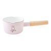 Fuji Enamel Miffy Pastel Milk Bread One Hand Pot 12cm Direct Fire IH Usable Pink Gift Miffy Enamel