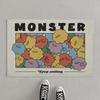 Entry Door Floor Mat Cartoon Can Be Cut Silk Circle Floor Mat Household Entrance Door Can Scrape Mud And Soil Wear-Resistant Non-Slip Pad