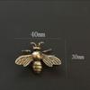 Vintage Mosiężne 1 szt./2 szt. Mini Pszczoły Figurki Kolekcjonerskie - Ręcznie Robione Antyczne Dekoracje Biurka - Idealny Prezent Dla Kolekcjonera Domowego Biura