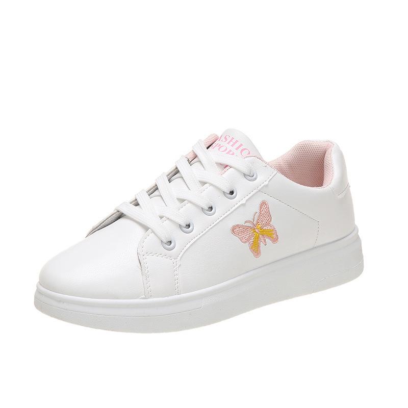 Little white shoes women's board shoes 2025 spring and autumn new low-top single shoes women's Korean version versatile flat-bottomed casual sports