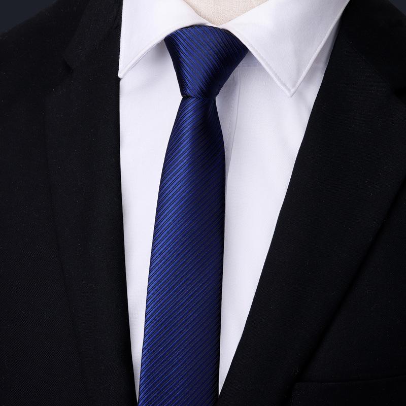 Tie Men'S Business Dress Wedding Groom Red Black Work Korean Zipper No-Beat Tie