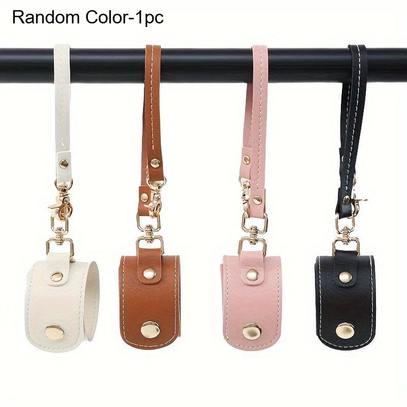 

1pc Vintage Leather Glove Holder Strap With Clasp Leather Towel Holder For Handbag Glove Strap For Hat Outdoor Camping Women