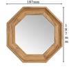 Paradeck Prologue Octagonal Stand Wall Small W187 X H187 X W182 X H182 X & Mirror, (PGA), Natural. Size (PGA) Approx. D32mm. (PGC) Approx. D29mm.